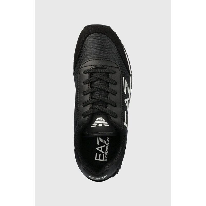 Dětské sneakers boty EA7 Emporio Armani černá barva