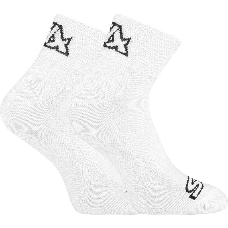 5PACK ponožky Styx kotníkové bílé (5HK1061)
