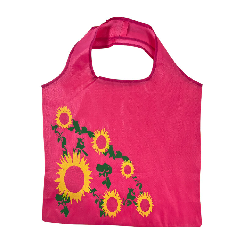 DailyClothing Nákupní taška slunečnice neonově růžová
