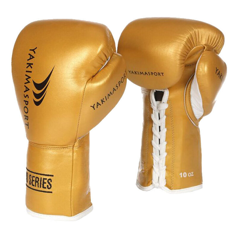 Yakimasport Boxerské rukavice Yakima Tiger Gold L 10039610OZ zlaté velikost 10