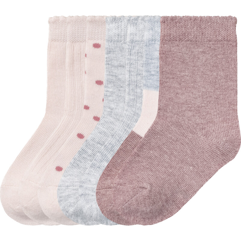lupilu Dívčí ponožky s BIO bavlnou7 párů