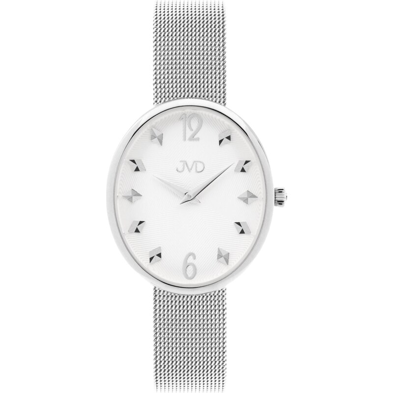 JVD Dámské oválné stříbrné náramkové hodinky JVD J4194.1
