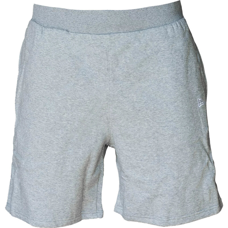 Šedé pánské kraťasy New Era Essentials Shorts Šedá