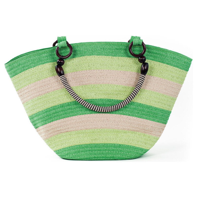 Art of Polo Dámská taška beach bag stripes - zelená tr15132.4