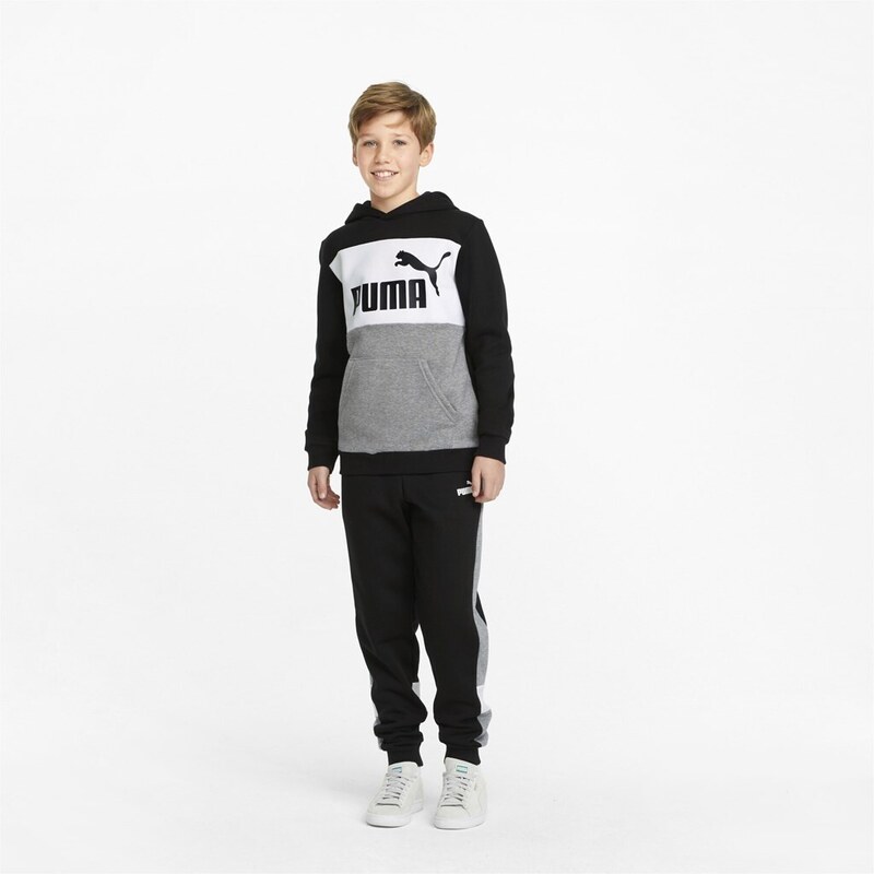 Puma ESS Block Hoodie FL B black