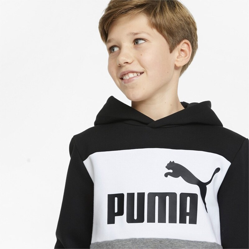 Puma ESS Block Hoodie FL B black