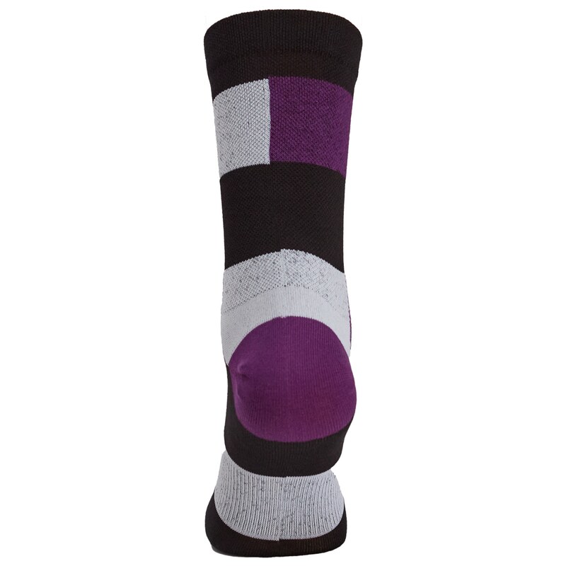 Unisex cyklo ponožky Silvini Bardiga černá/fialová