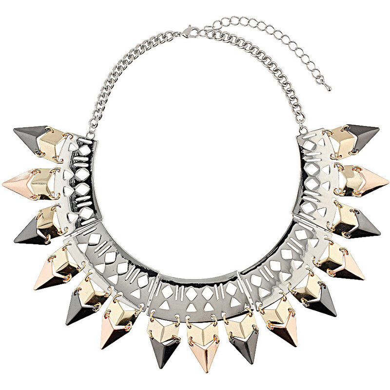 Topshop Geo Cut Out Collar