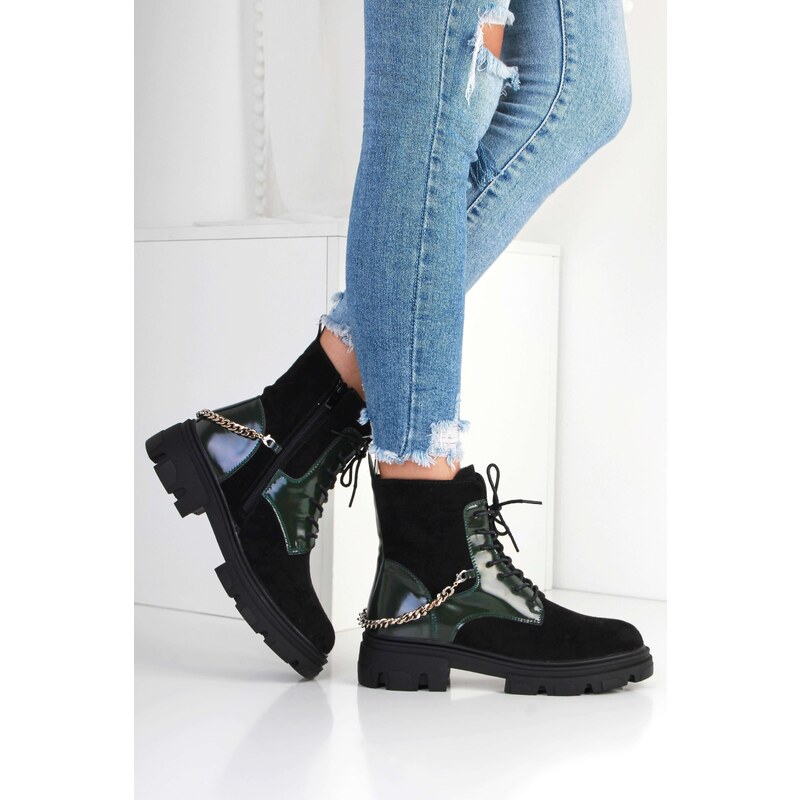 Cathay moda Zimní kotníkové boty 2701-3GR 85282528