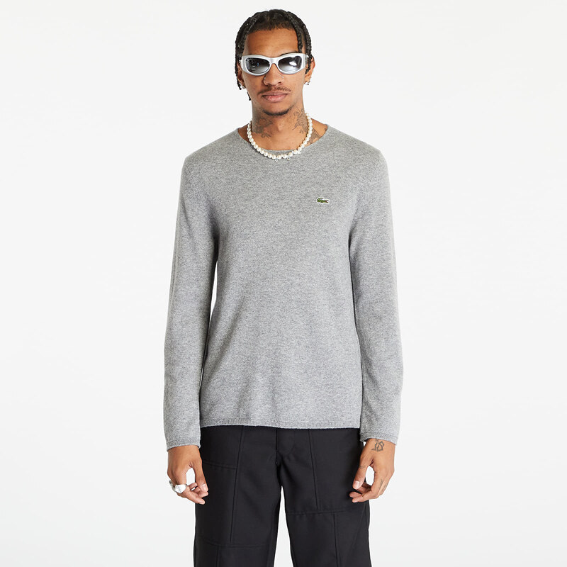 Pánský svetr Comme des Garçons SHIRT x Lacoste Knit Sweater Grey