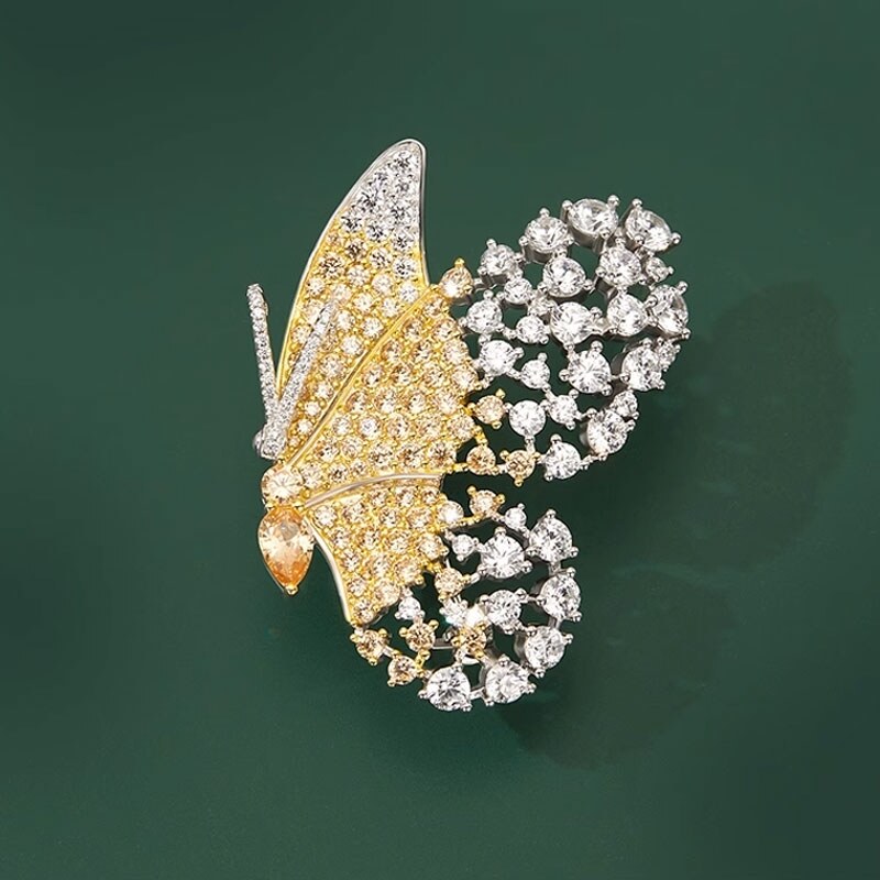 Éternelle Luxusní brož se zirkony Eugenia - motýl
