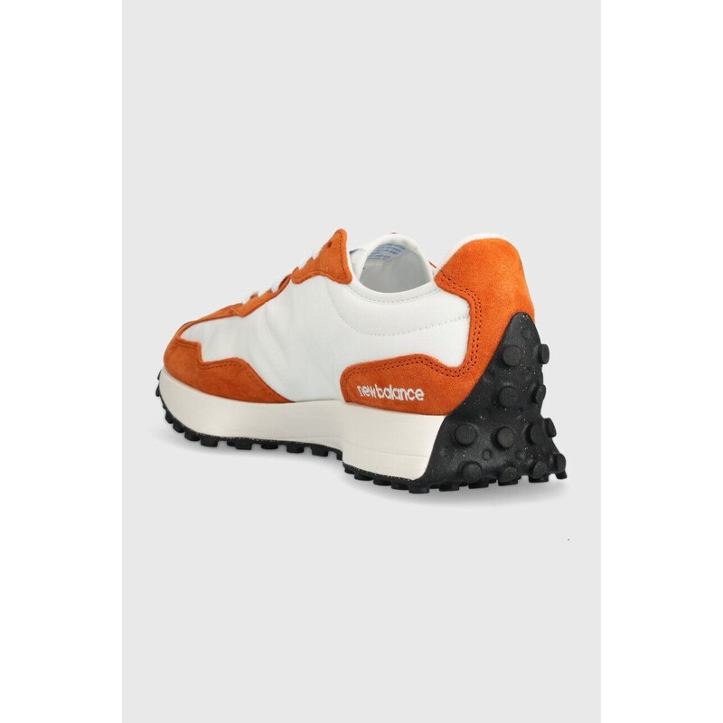 Sneakers boty New Balance U327LF oranžová barva
