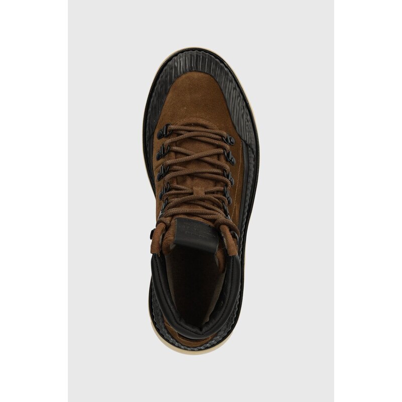 Kožené boty Gant Nebrada pánské, hnědá barva, 27643358.G42
