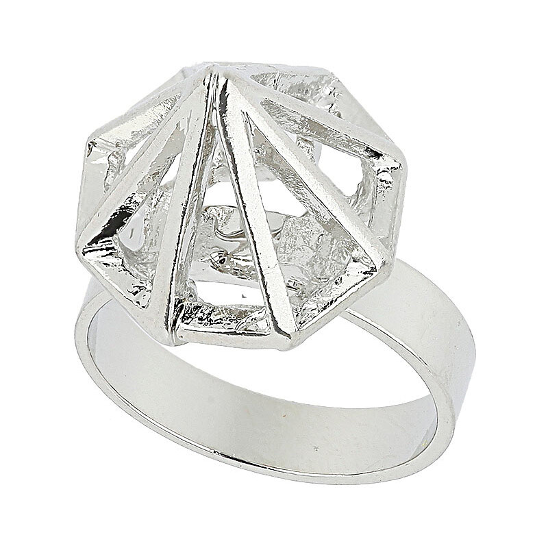 Topshop Cut Out Diamond Ring