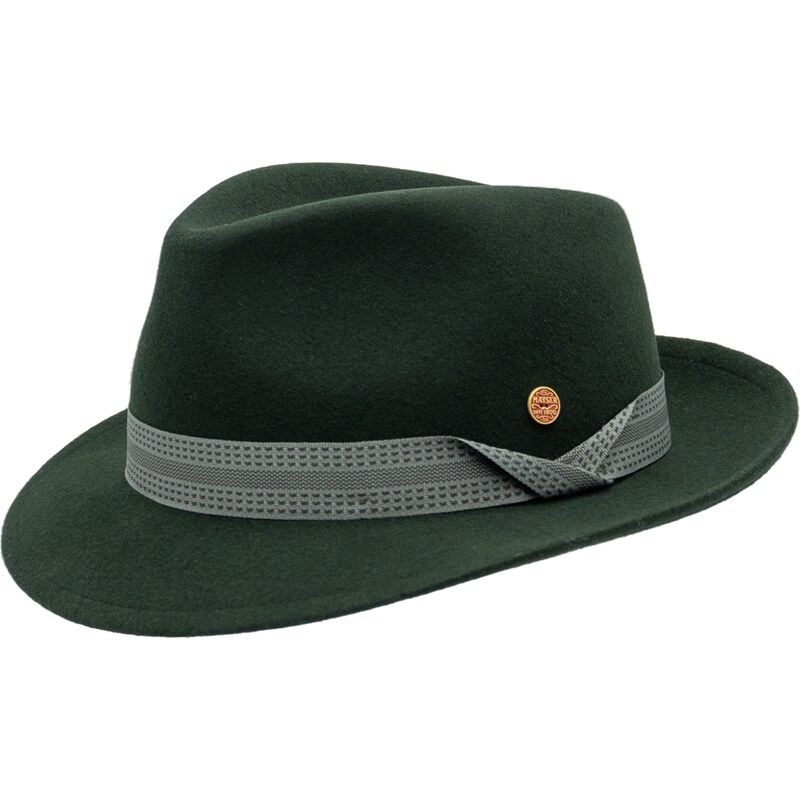 Zelený klobouk trilby Mayser - Maleo Mayser
