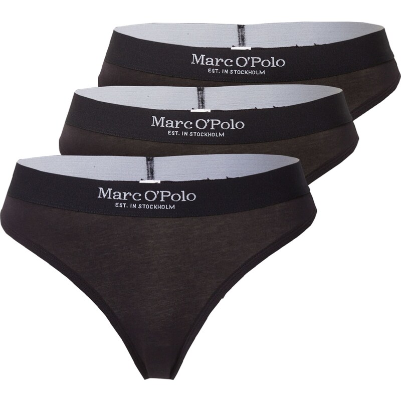 Marc OPolo Tanga Essentials černá / bílá 109177107
