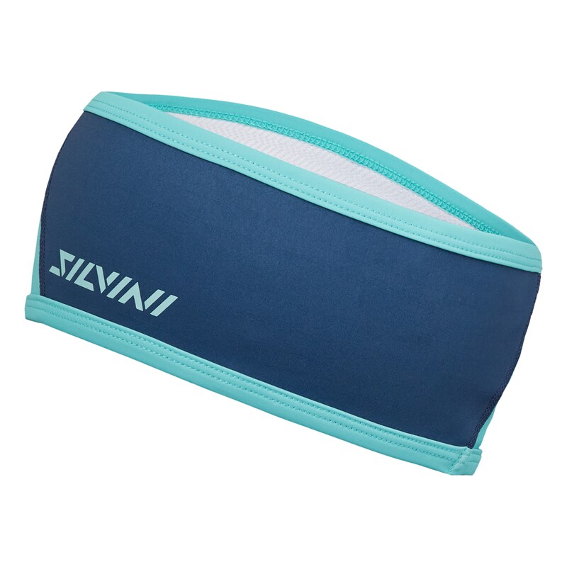 Unisex čelenka Silvini Gubbia tyrkysová/tmavě modrá 85990888