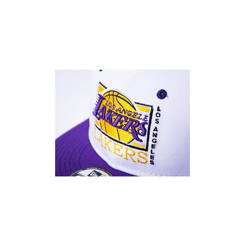 Kšiltovka New Era 9FIFTY NBA White Crown Los Angeles Lakers