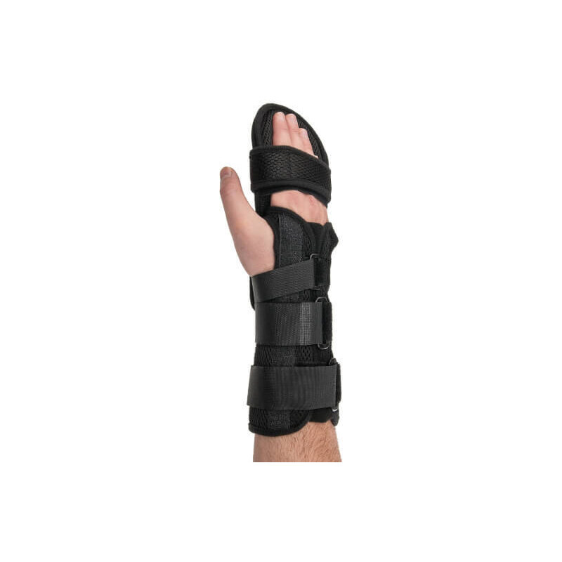 UNI HAND Qmed Fixační ortéza na zápěstí s podporou prstů, velikost L