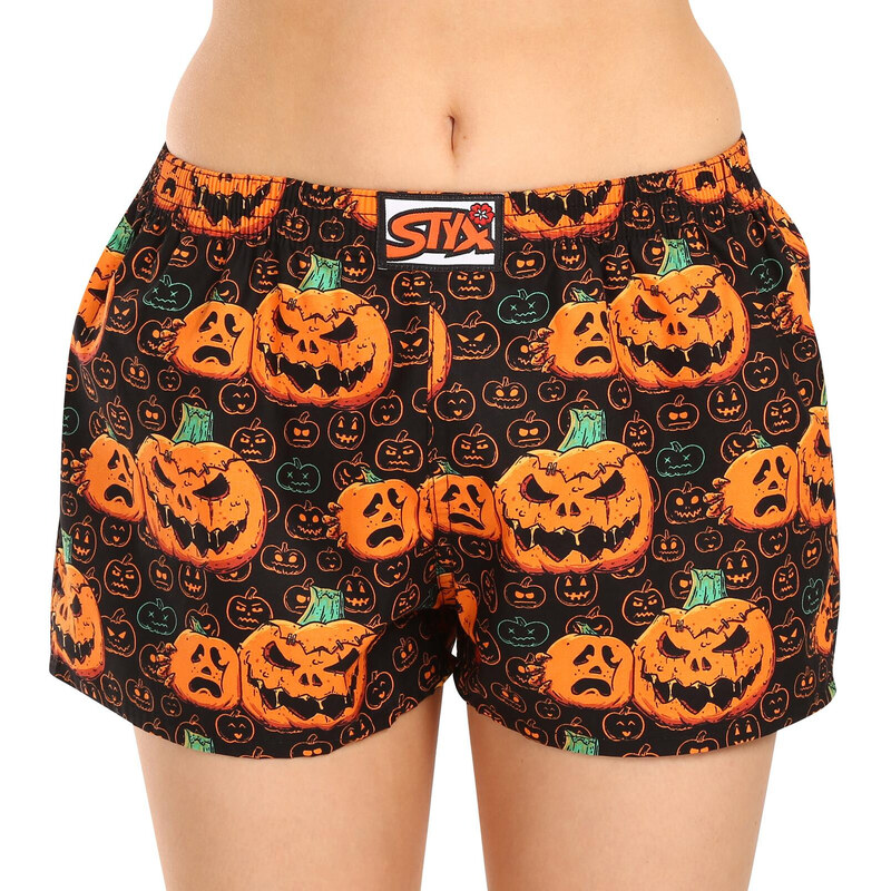Dámské trenky Styx art klasická guma Halloween dýně (K1755) 85996708
