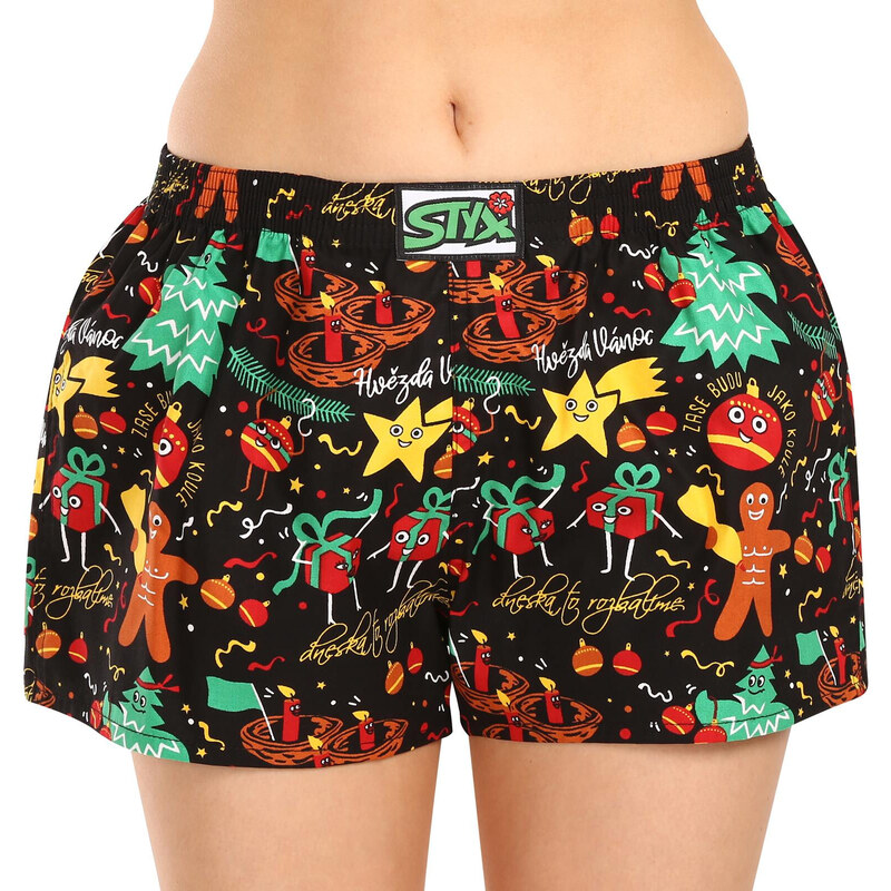 Dámské trenky Styx art klasická guma Vánoce ozdoby (K1754) 85996709