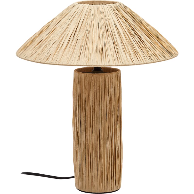 Přírodní stolní lampa Kave Home Samse