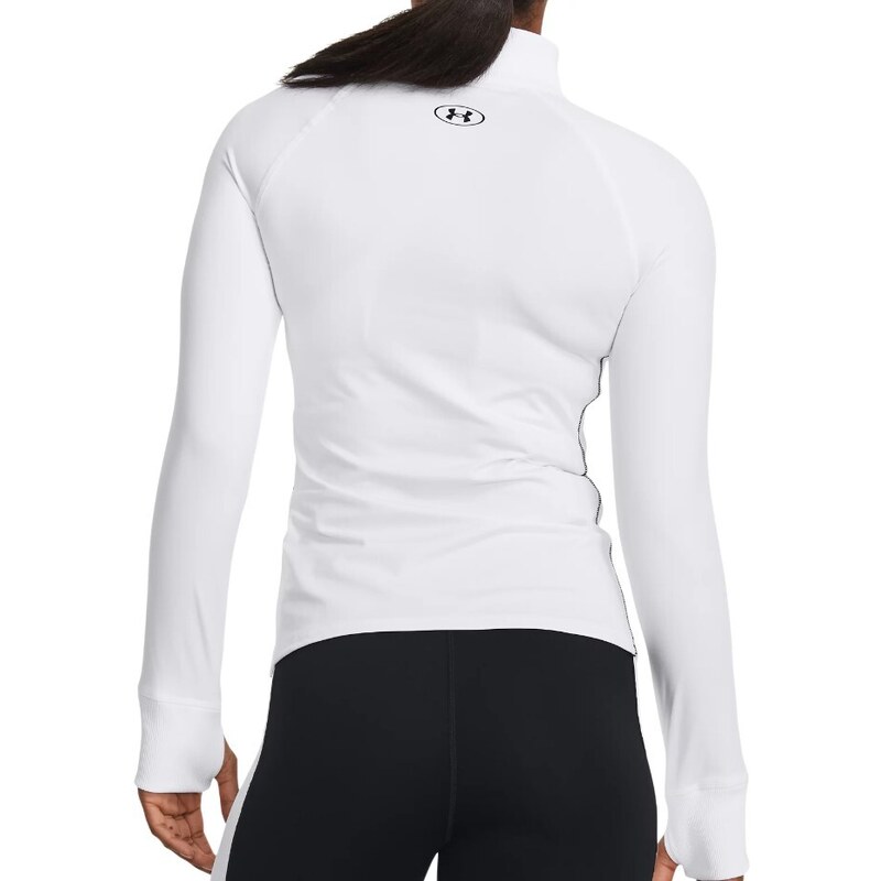 Triko s dlouhým rukávem Under Armour UA Train CW 1/2 Zip-WHT 1379886-100