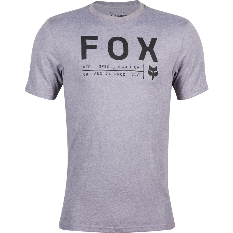 Pánské triko Fox Non Stop Ss Tech Tee - Heather Graphite