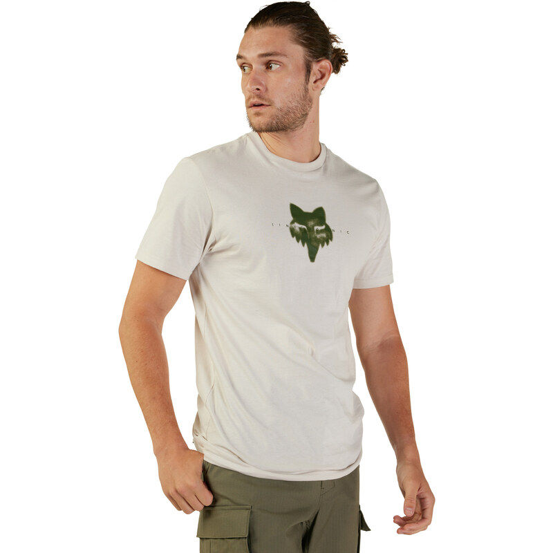 Pánské triko Fox Inorganic Ss Prem Tee - Vintage White