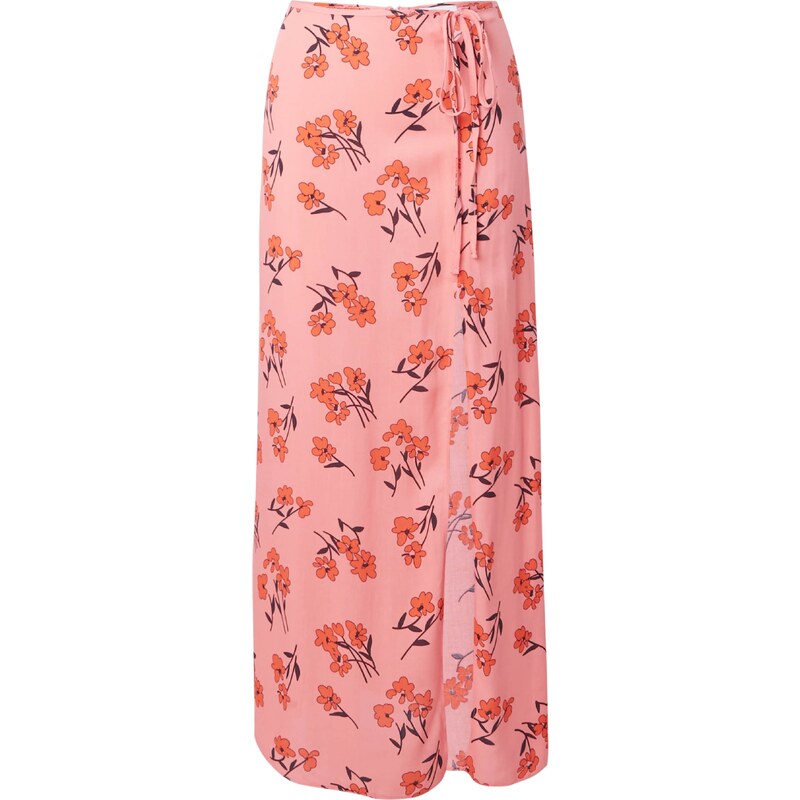 TOPSHOP Sukně oranžová / pink / černá