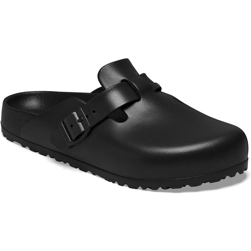 Birkenstock Boston Essentials Narrow Fit Black Unisex - Sandály Birkenstock - Černá - 127103-5