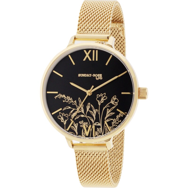 SUNDAY ROSE Dámské luxusní designové hodinky SUNDAY ROSE Dark Fall SUN 86038397