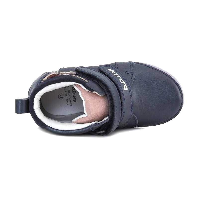 Dívčí kožené kotníkové boty D.D.step A050-339