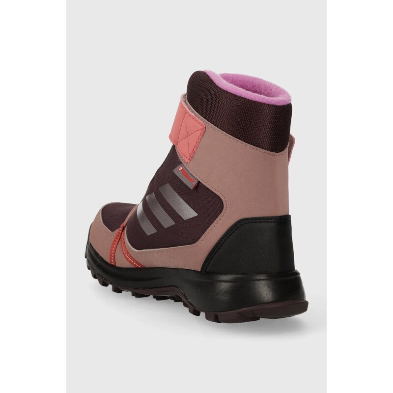 Dětské boty adidas TERREX TERREX SNOW CF R.RD fialová barva