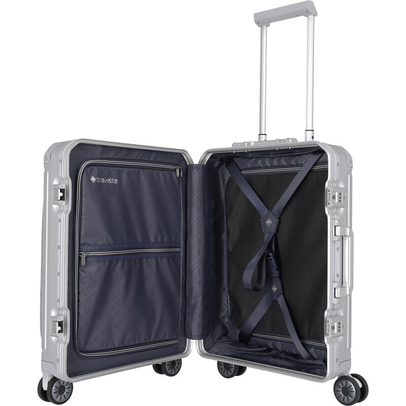 Travelite Next 4wFront pocket Silver