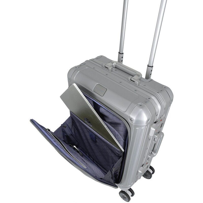 Travelite Next 4wFront pocket Silver