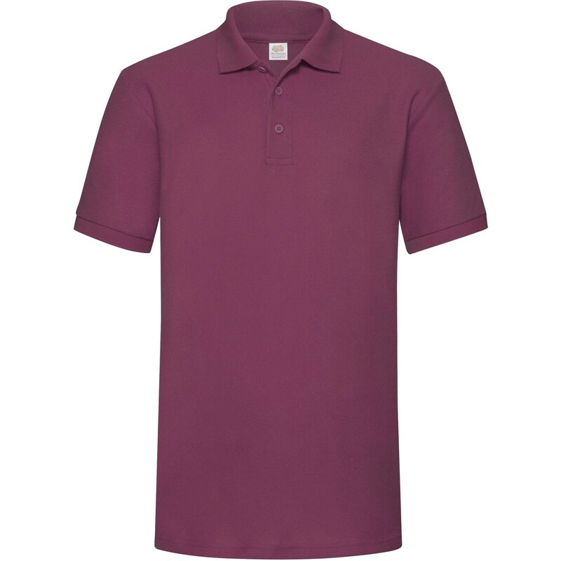 Fruit of the Loom Burgundy Heavy Polo Friut of the Loom