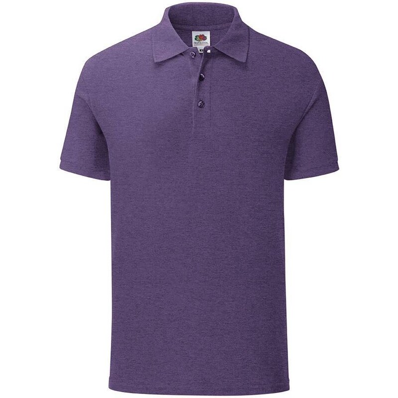 Fruit of the Loom Iconic Polo Friut of the Loom Purple Men's T-shirt