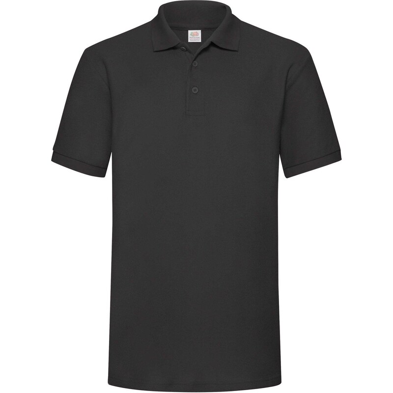 Fruit of the Loom Heavy Polo Friut of the Loom Black T-Shirt