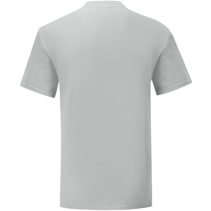 Grey Iconic Combed Cotton T-shirt Fruit of the Loom