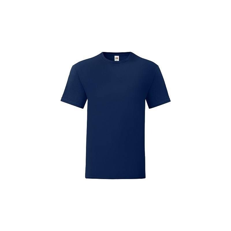 Navy blue Iconic combed cotton t-shirt Fruit of the Loom