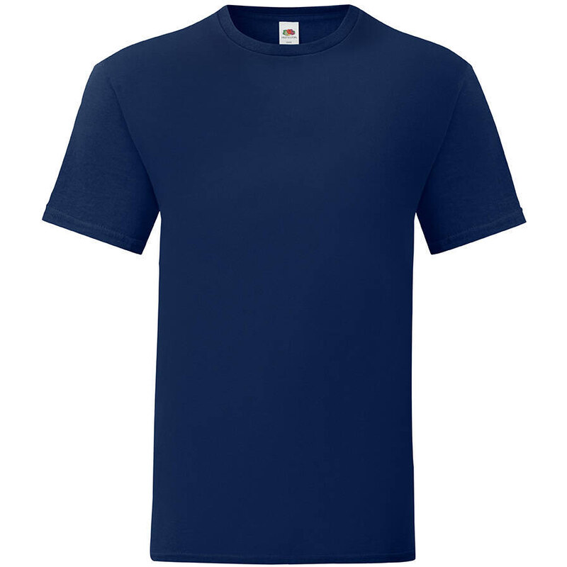 Navy blue Iconic combed cotton t-shirt Fruit of the Loom