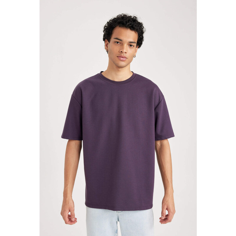 DEFACTO Oversize Fit Crew Neck T-Shirt