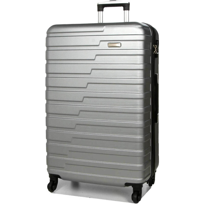 Cestovní kufr Madisson Samara L stříbrný 93 l