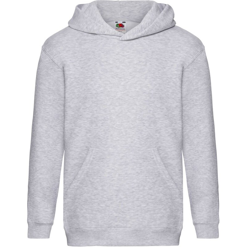 Szara bluza dziecięca Hooded Sweat Fruit of the Loom