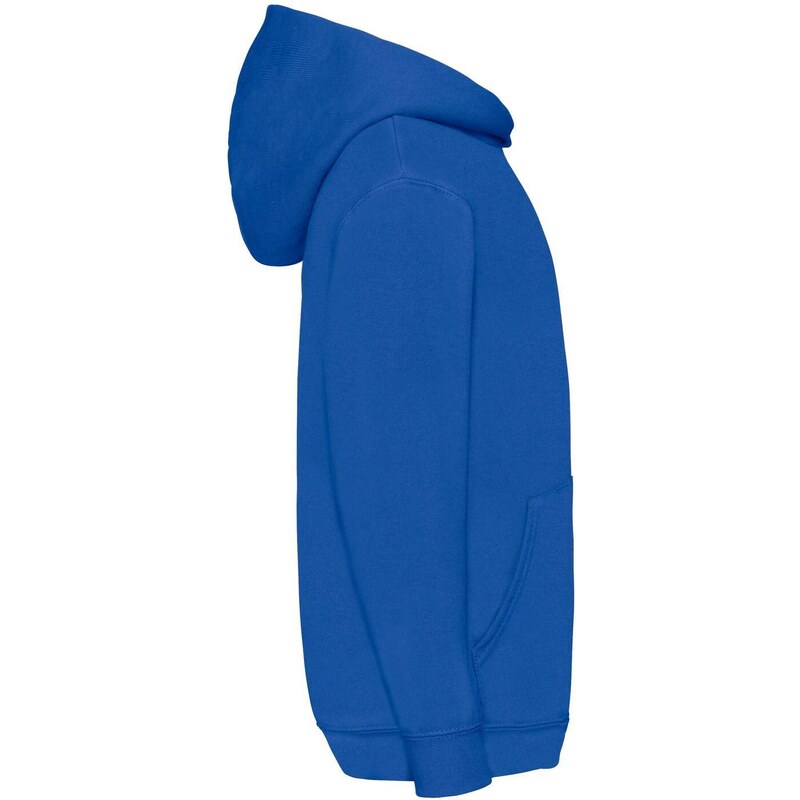 Blue children's sweatshirt Classic kangaroo Fruit of the Loom