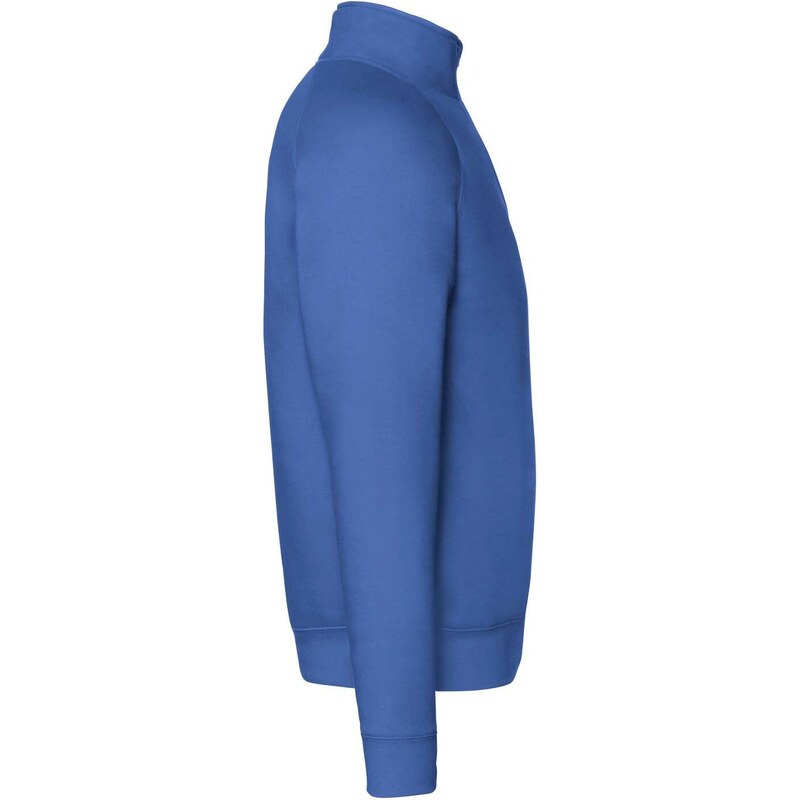 Blue Men's Sweatshirt Zip Neck Sweat Fruit of the Loom