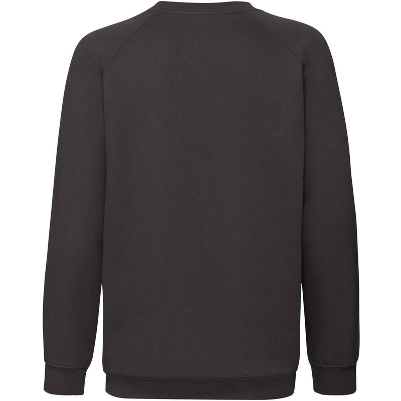 Czarna bluza dziecięca Raglan Sweat Fruit of the Loom