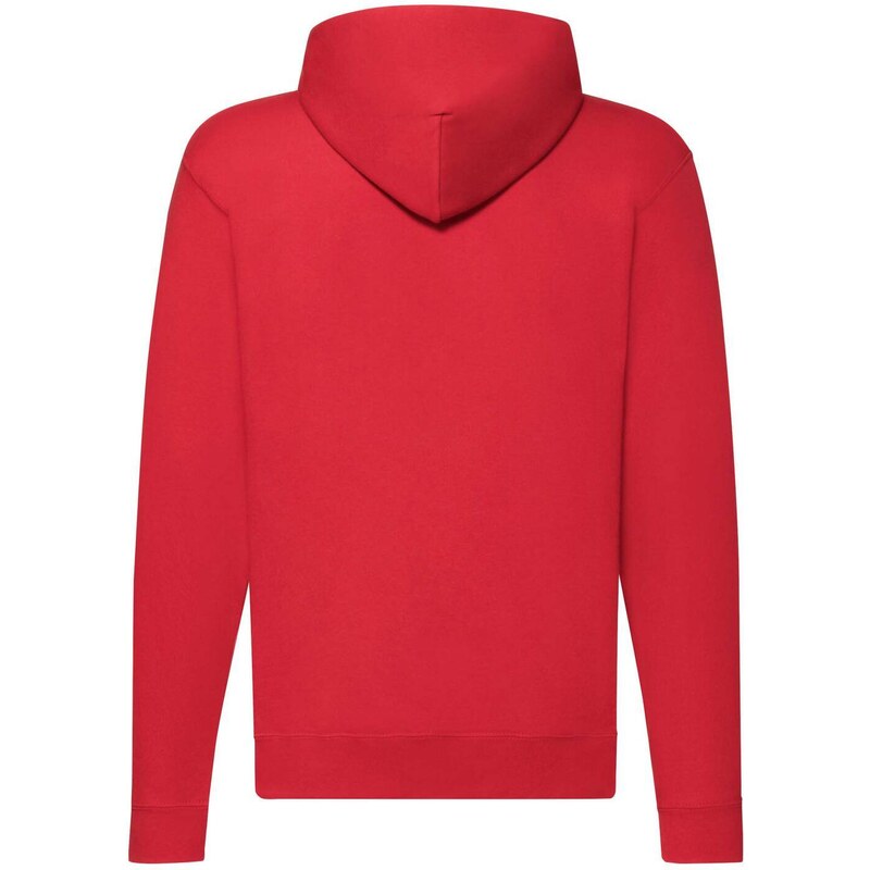 Red Zippered Hoodie Classic Fruit of the Loom