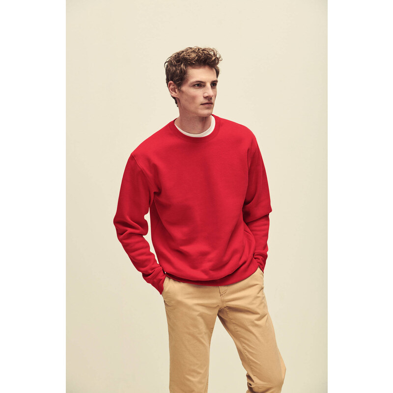 Men's Red Set-in Sweat Fruit of the Loom